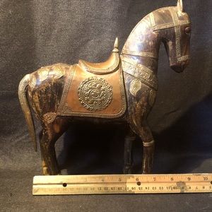 🔥🔥SOLD🔥🔥 Hand Carved Wooden Horse